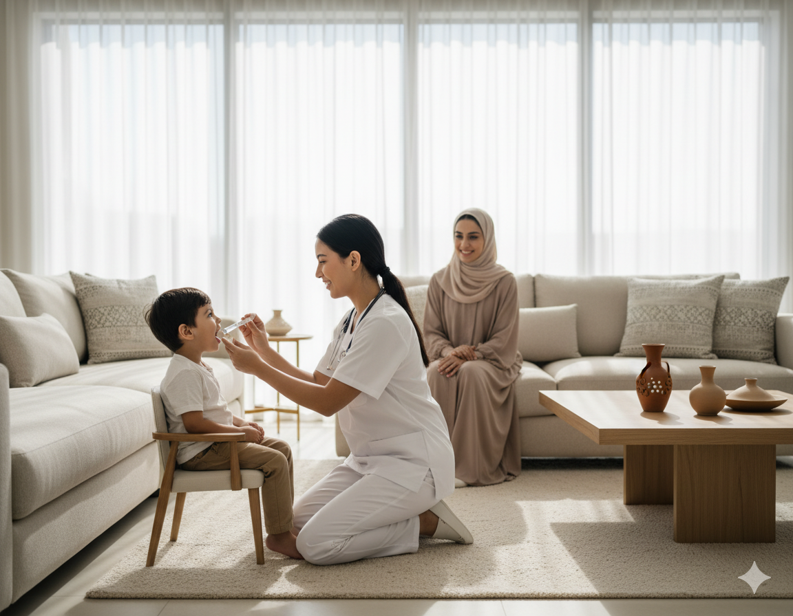 /pediatric-home-care-qatar-safe-medication-administration